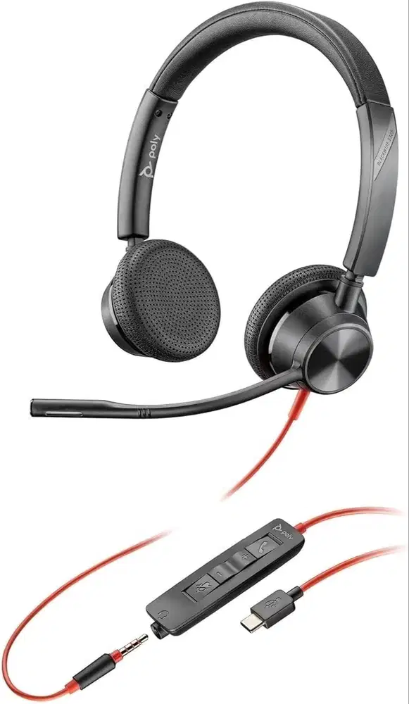 Poly wired headset plantronics 3325