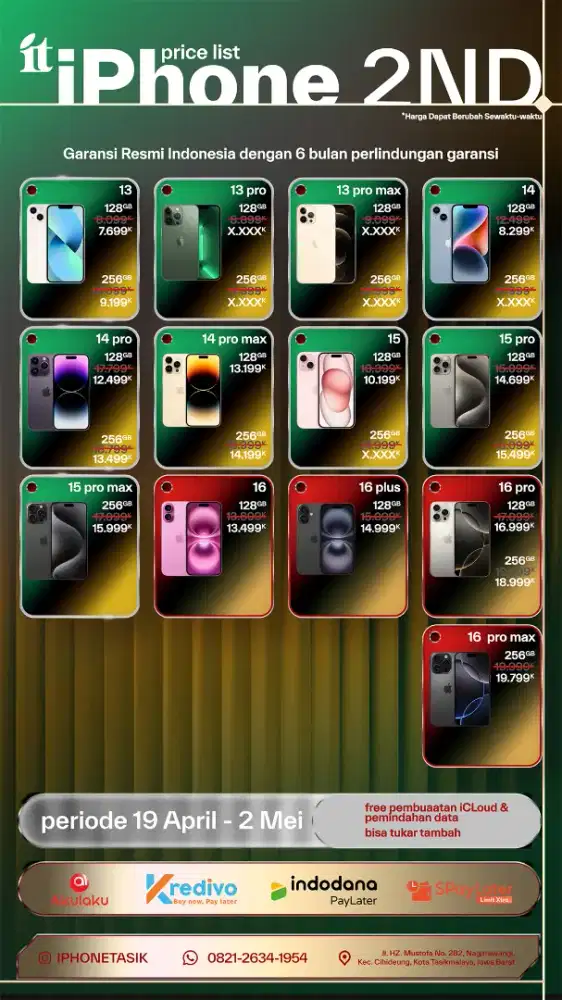 Cicilan iphkne series cukup ktp free 2 cicilan