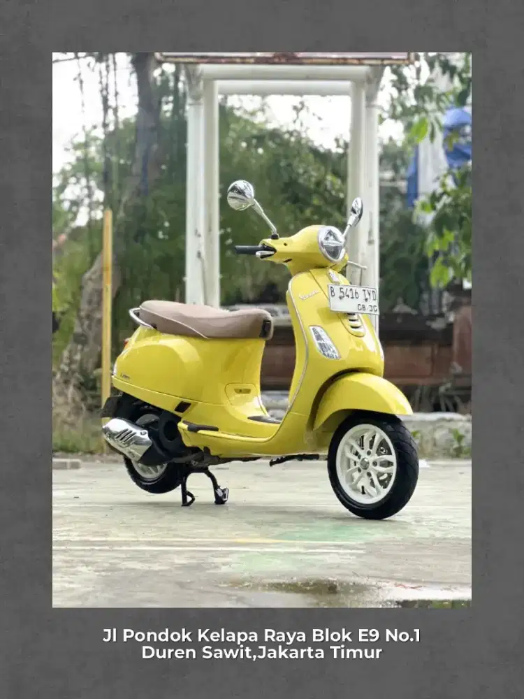 VESPA LX125 IGET LED TH 2024 WARNA YELLOW CURIOSO