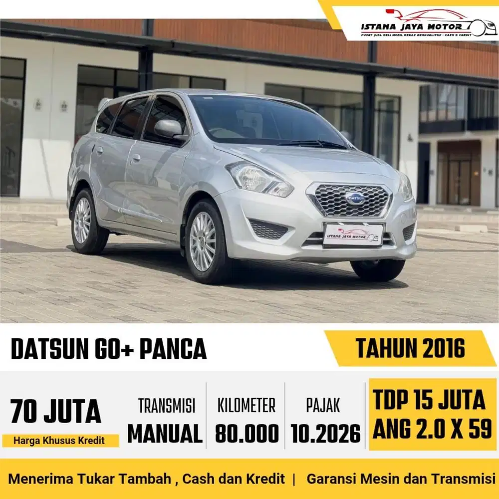 Datsun Go+ Panca manual th 2016 #istana jaya motor
