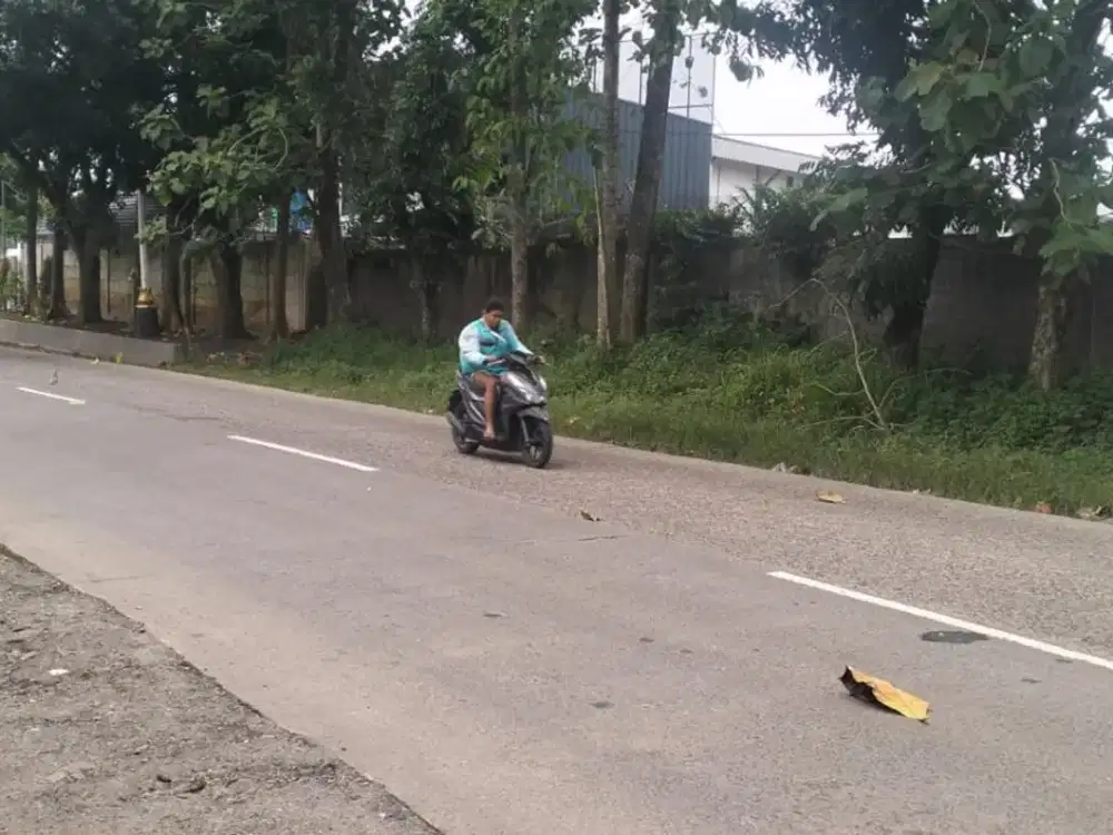 Tanah industri pergudangan di gunung sindur cocok untuk investor.bonus gudang dan.mess karyawan