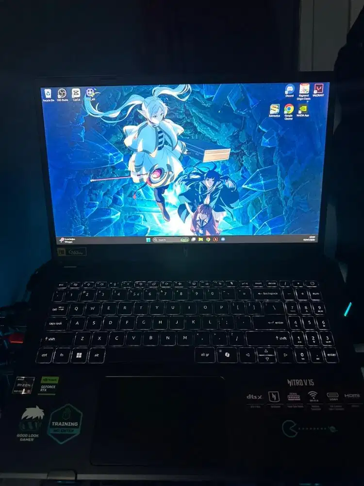 Laptop Acer Nitro V15 R99D Ryzen 5 RTX 3050 Ram 24Gb 12x2 Fullset