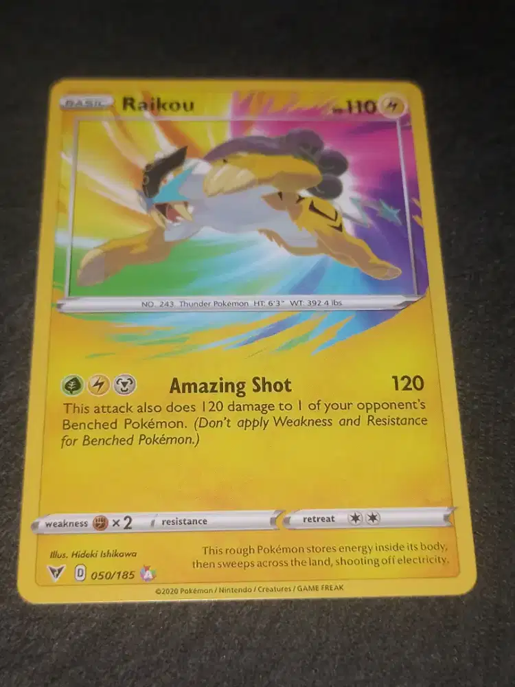 Raikou Card Pokemon
