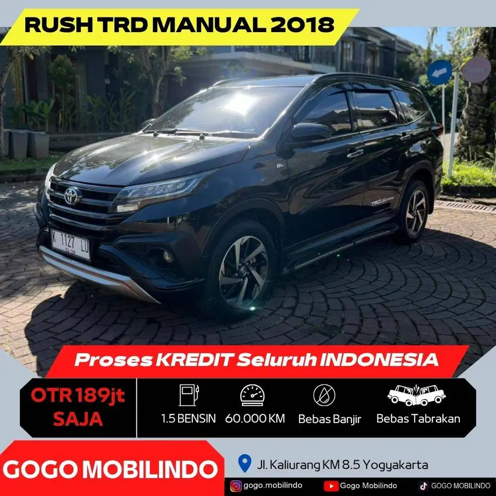 Toyota Rush TRD Sportivo Manual 2018 MURAH ISTIMEWA DP Minim Terios