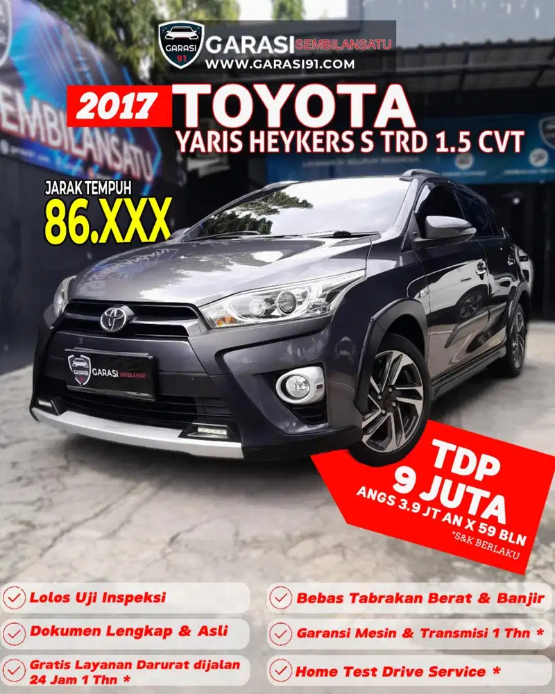 YARIS HEYKERS1.5 CVT 2017