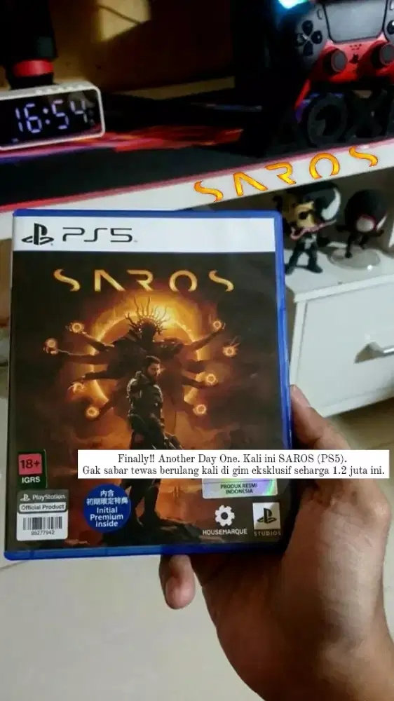 BD/Kaset PS5 SAROS (PS5 EXCLUSIVE) Seken Like New
