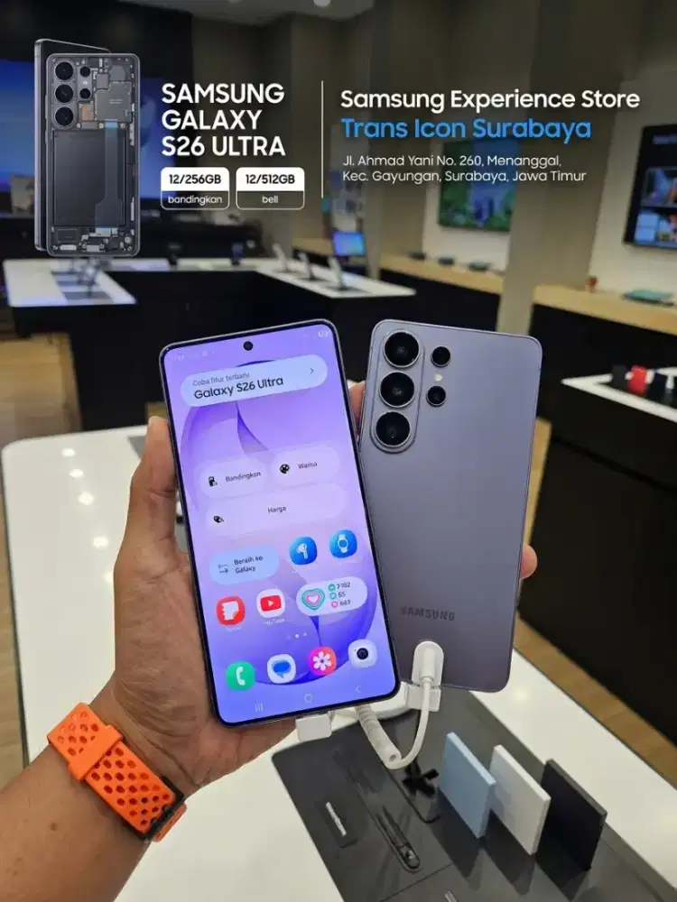 SAMSUNG S26 ULTRA 512GB GRATIS TAB A11 + BUDS CORE + CHARGER + CASE/TG