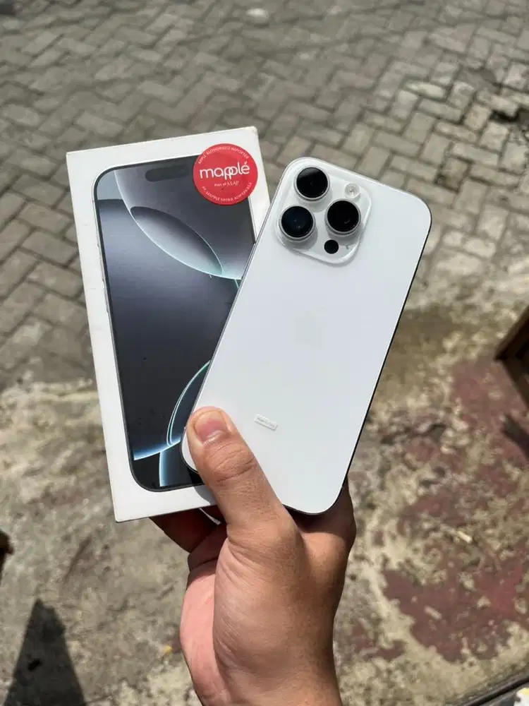 iPhone 16 Pro White 128GB iBox On Garansi