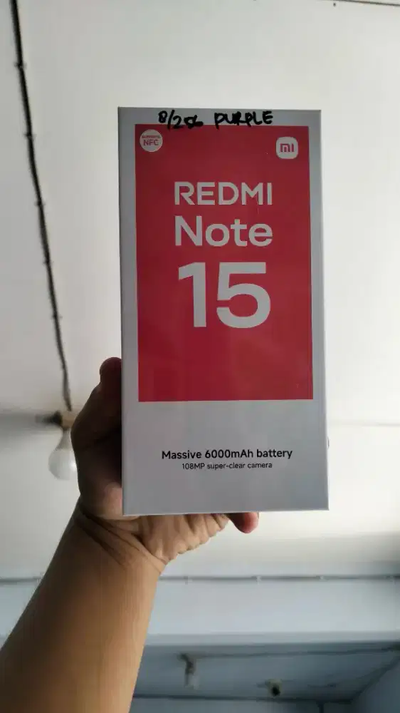 Xiaomi redmi note 15 (8/256) new spesial promo