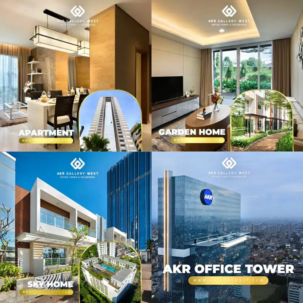 Apartemen AKR Gallery West Siap Huni 2BR