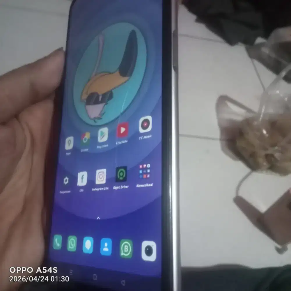 oppo A16 ram 4GB minus luar aja