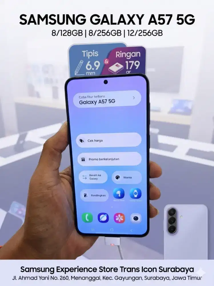SAMSUNG GALAXY A57 5G BONUS GRATIS TWS BUDS CORE