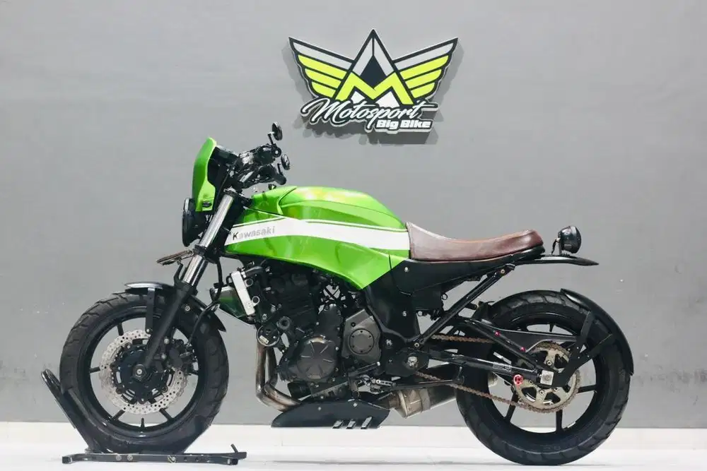 Kawasaki er6 er6f er6n 650 custom like new mesin sehat custom mulus