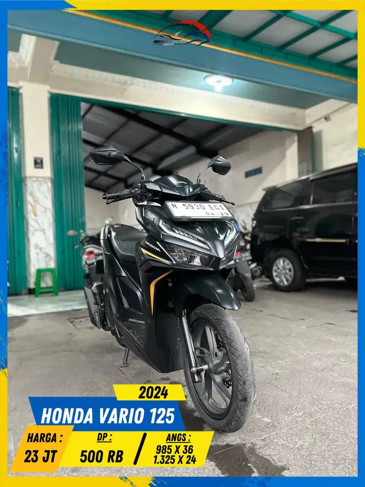 HONDA VARIO 125 2024 BEKAS RASA BARU BOLOH HIKMAH MOTOR KEPUH MALANG