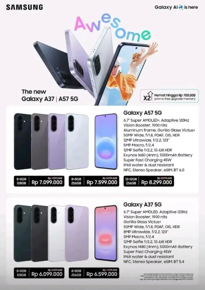 Samsung galaxy A57 5G