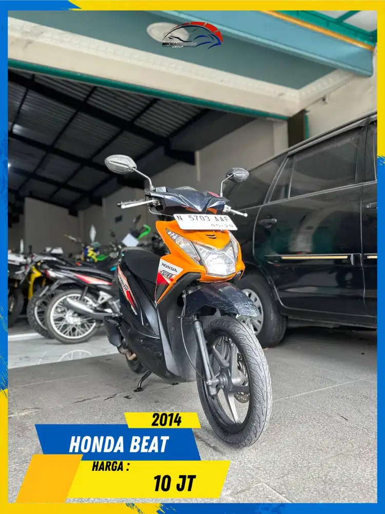 HONDA BEAT 2014 MURAH CIAMIK MASZEHH HIKMAH MOTOR KEPUH MALANG