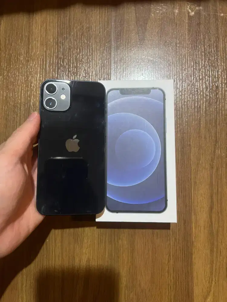 iPhone 12 Mini 128GB Black Mulus Full Fungsi