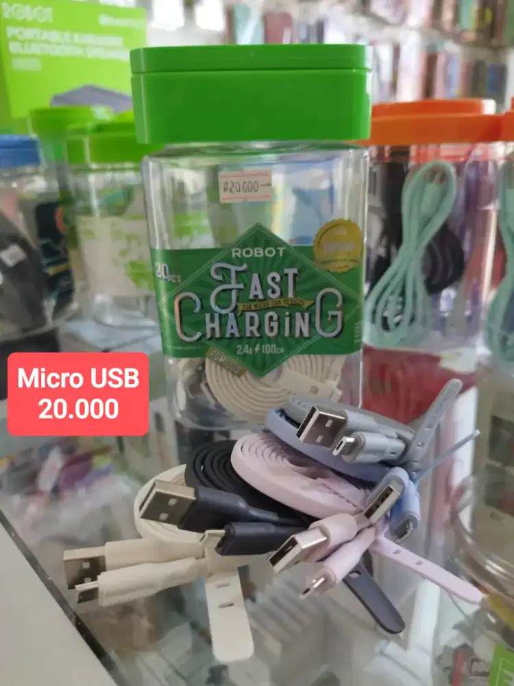 Kabel Data Micro / Type-C / Lightning USB, Robot Olike Q-Top