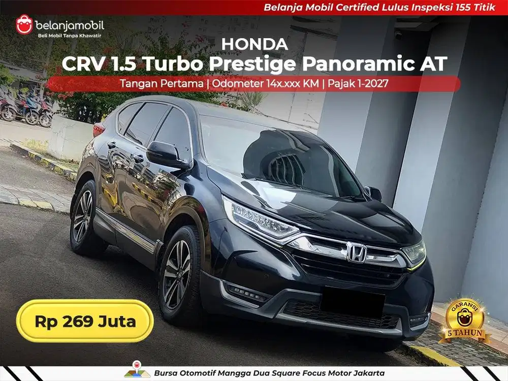 [ GARANSI 5TH ] Honda CRV CR-V CR V 1.5 Turbo Prestige AT 2018 2019
