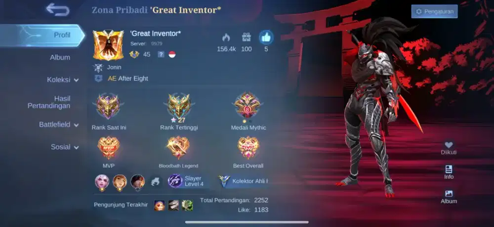 Akun Moba legend