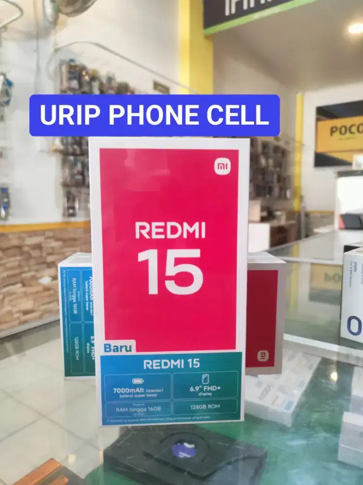 Redmi 15 8/256 promo+bonus garansi resmi