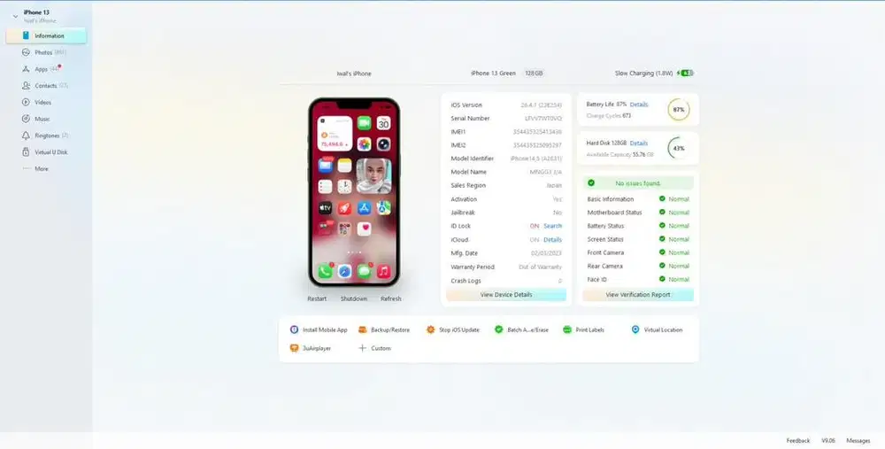 iPhone 13 128gb green