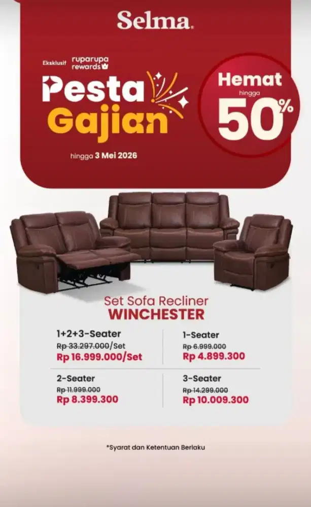Promo Pesta Gajian Selma Cilegon