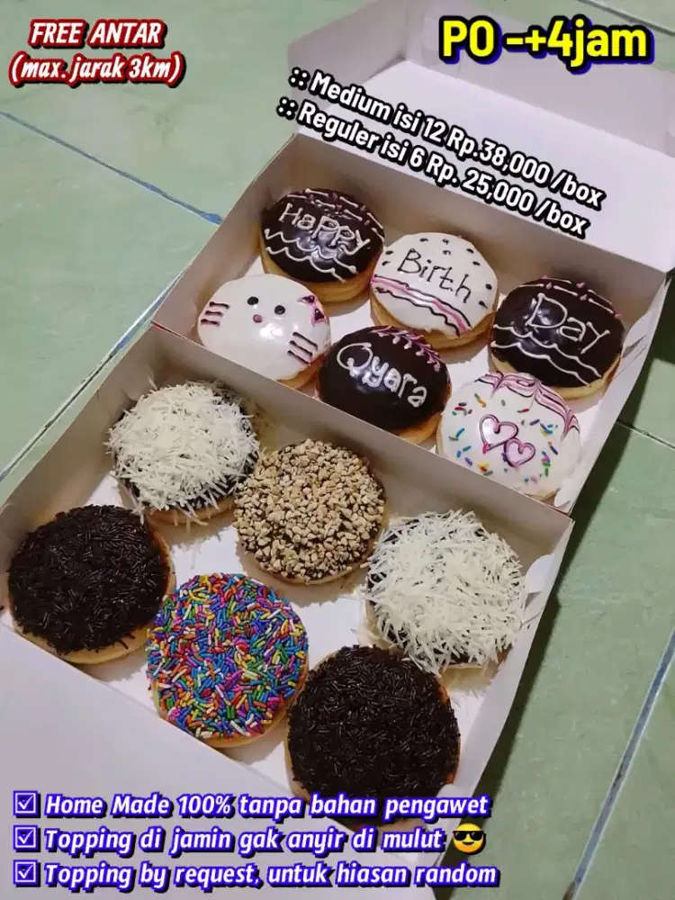 Donat hias reguler size