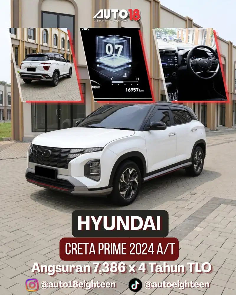 Hyundai Creta Prime Two Tone 2024 KM 16 rb