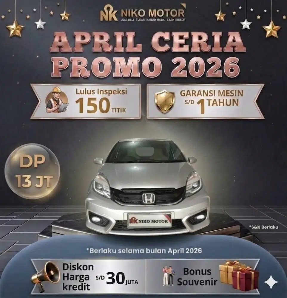 (ANTIK KM71RB) BRIO 1.2 E 2018 MT : 2017|2019