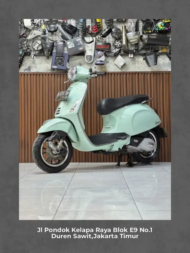 Vespa PRIMAVERA S 150 IGET ABS FACELIFT TAHUN 2021 WARNA GREEN RELAX