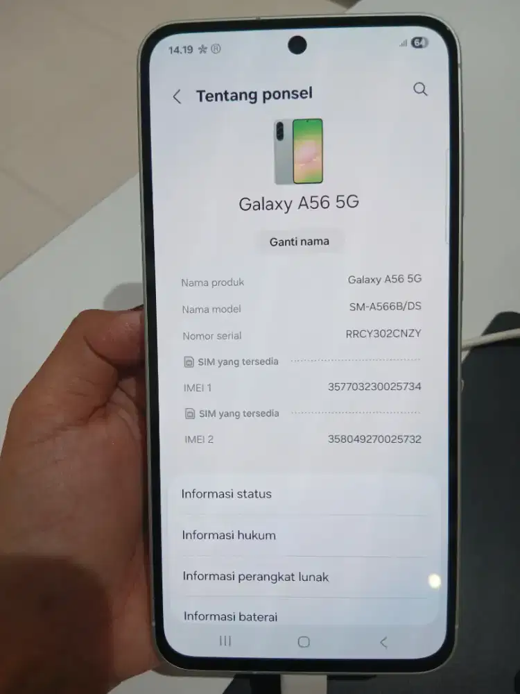 SAMSUNG A56 5G 12+8/256