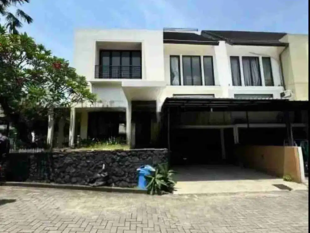 rumah modern dalam cluster veteran bintaro jakarta, 18148