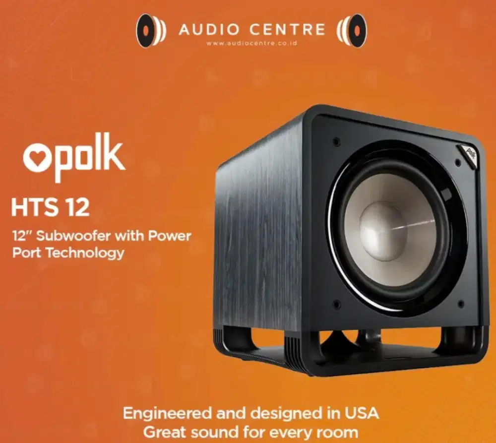 Jual subwoofer  pollk audio hts 12 like new