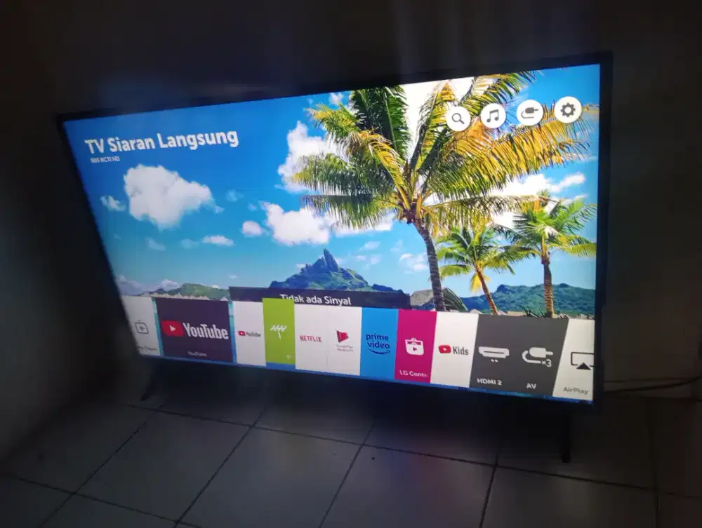 Tv LED LG 55 inch android smrat digital no minus