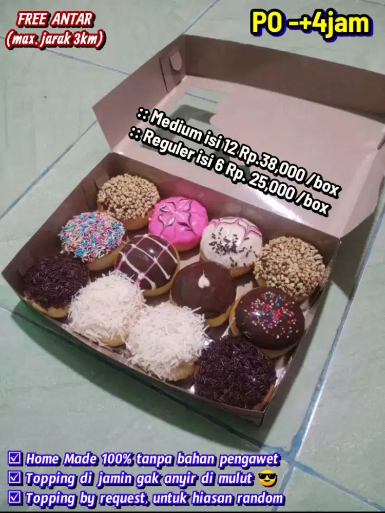 Donat susu medium size