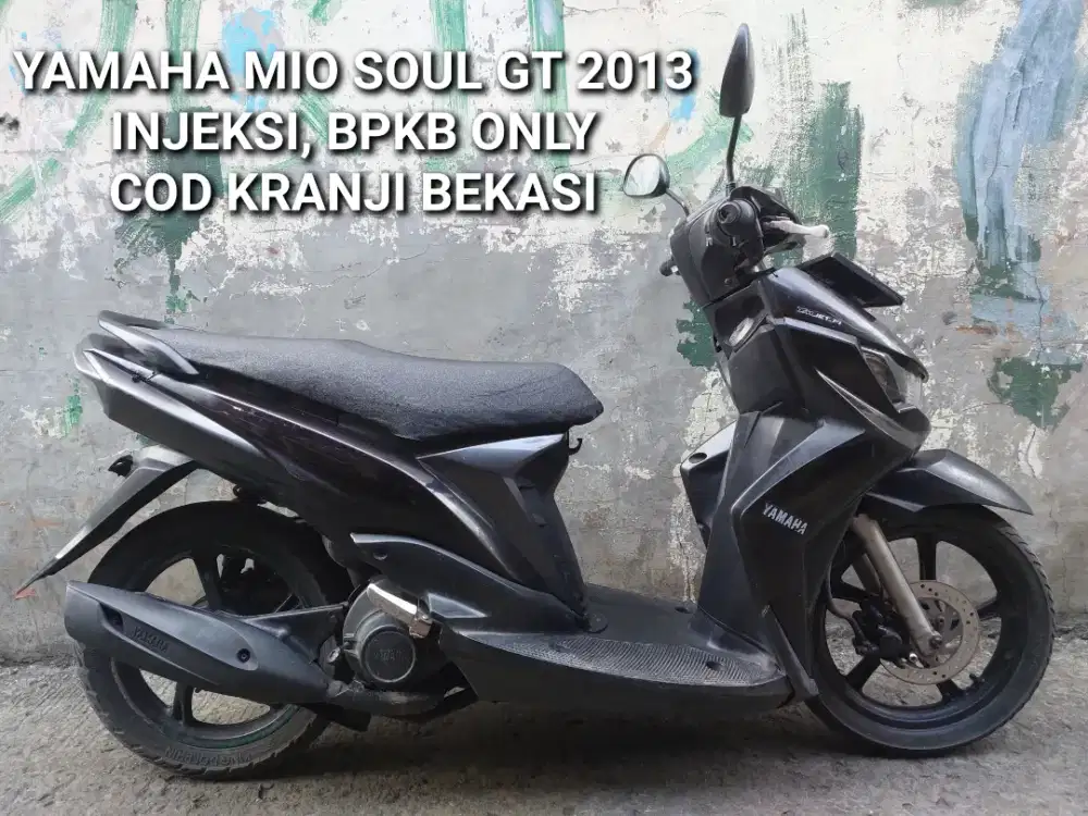 Mio soul GT 2013 hitam BPKB aje