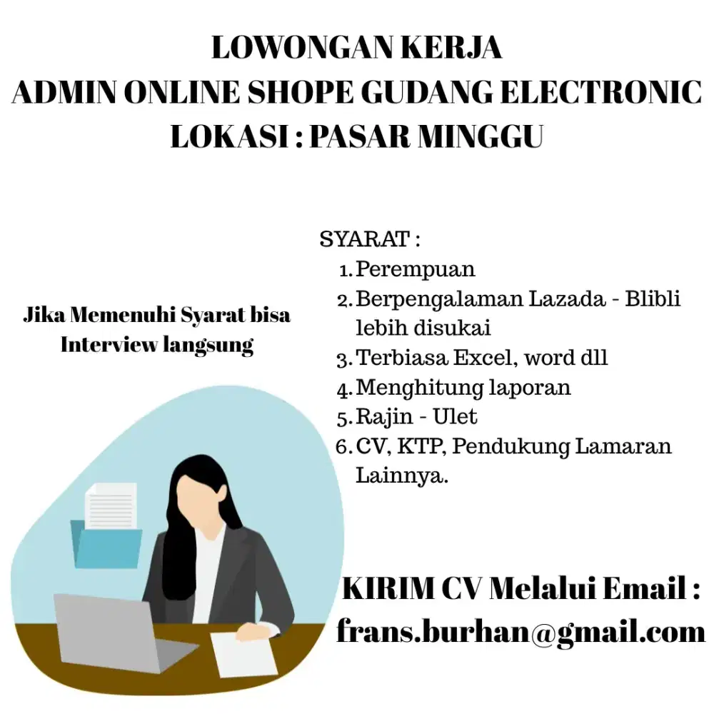Admin Marketplace Pasar Minggu