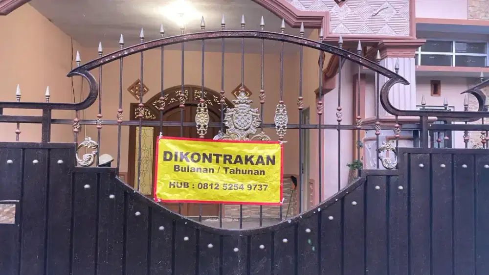 Disewakan 1 Rumah Bangunan Baru Bulanan / Tahunan