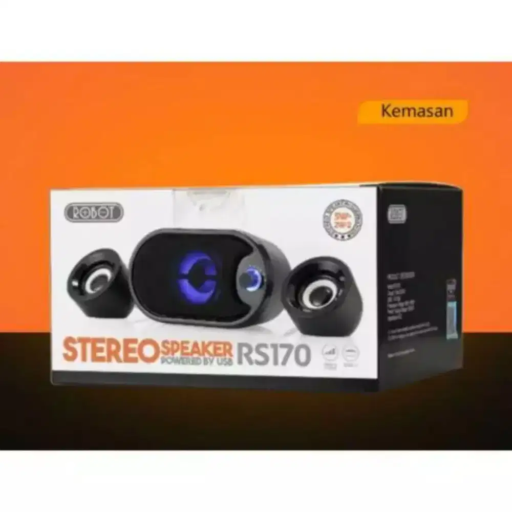 Stereo speaker merk robot