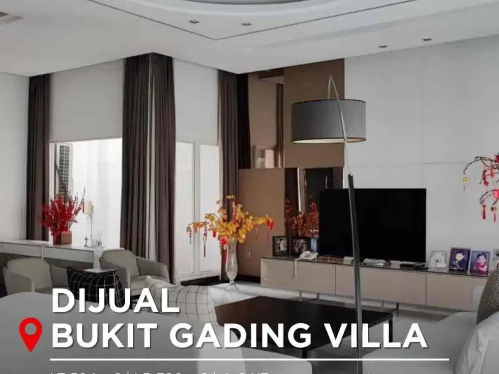 Bukit Gading Villa Super Bagus Ada Pool Langka Full Marmer