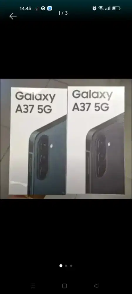 Di jual Samsung a37 masih segel ram 8/256