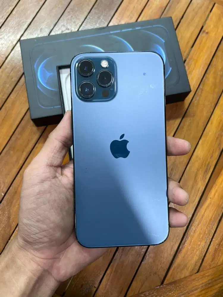 iphone 12 promax 128gb ibox bh 87% original bawaan