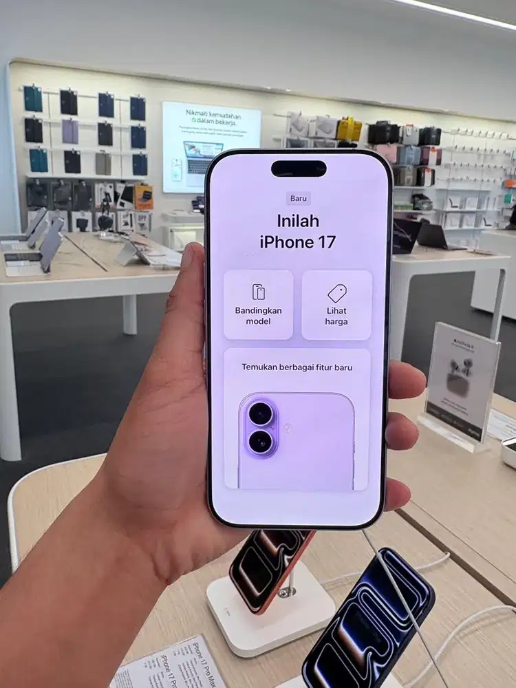 Ready stcok iphone 17 Lavender new bersegel bergaransi resmi