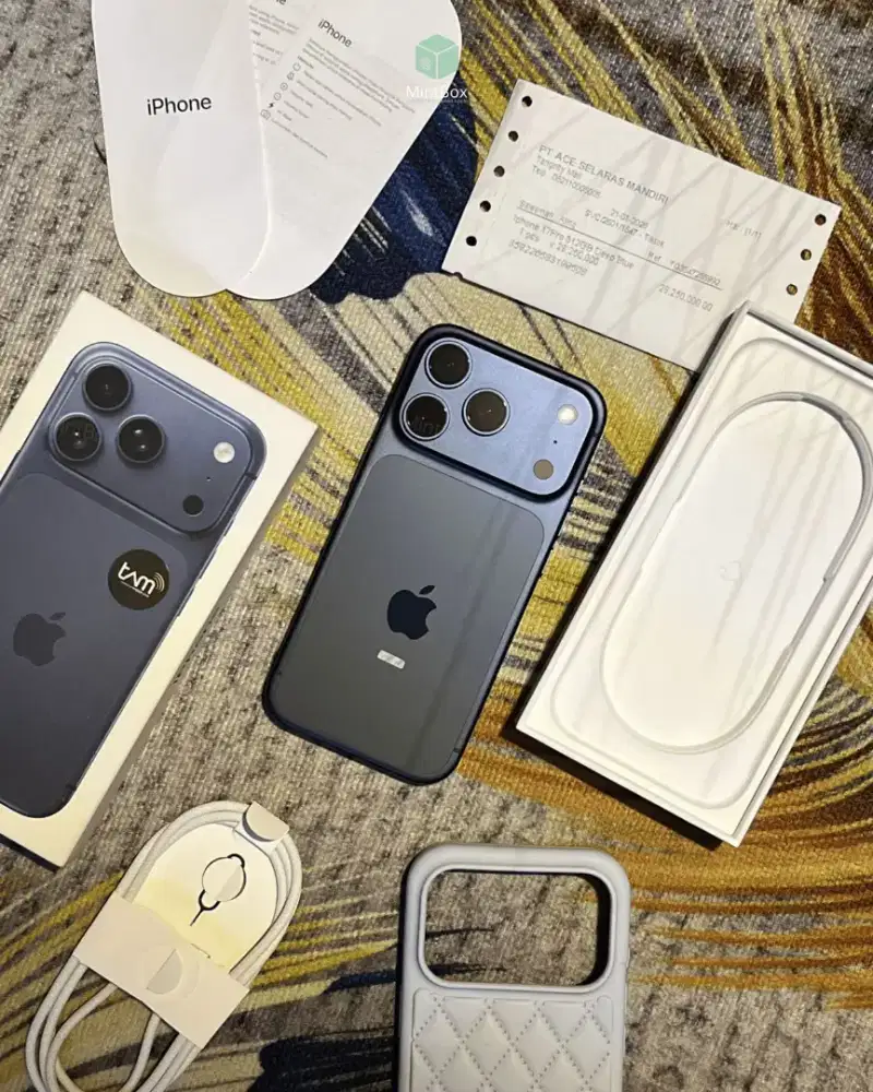 IPHONE 17 PRO 512GB DEEP BLUE GARANSI ON MULUS