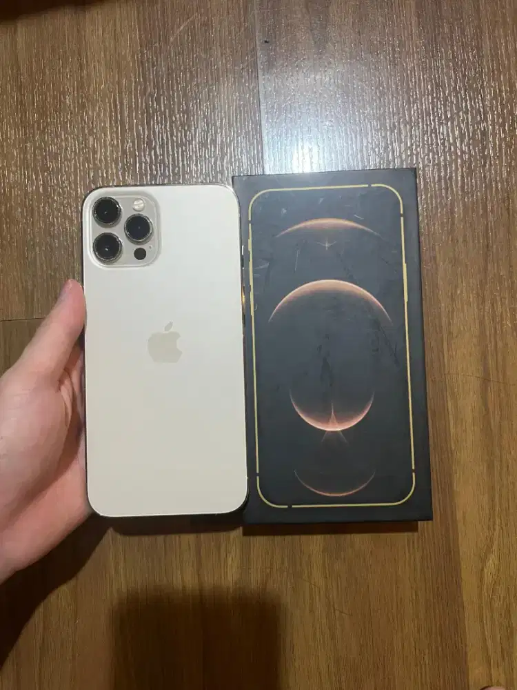 iPhone 12 ProMax 512GB Gold Mulus Full Fungsi