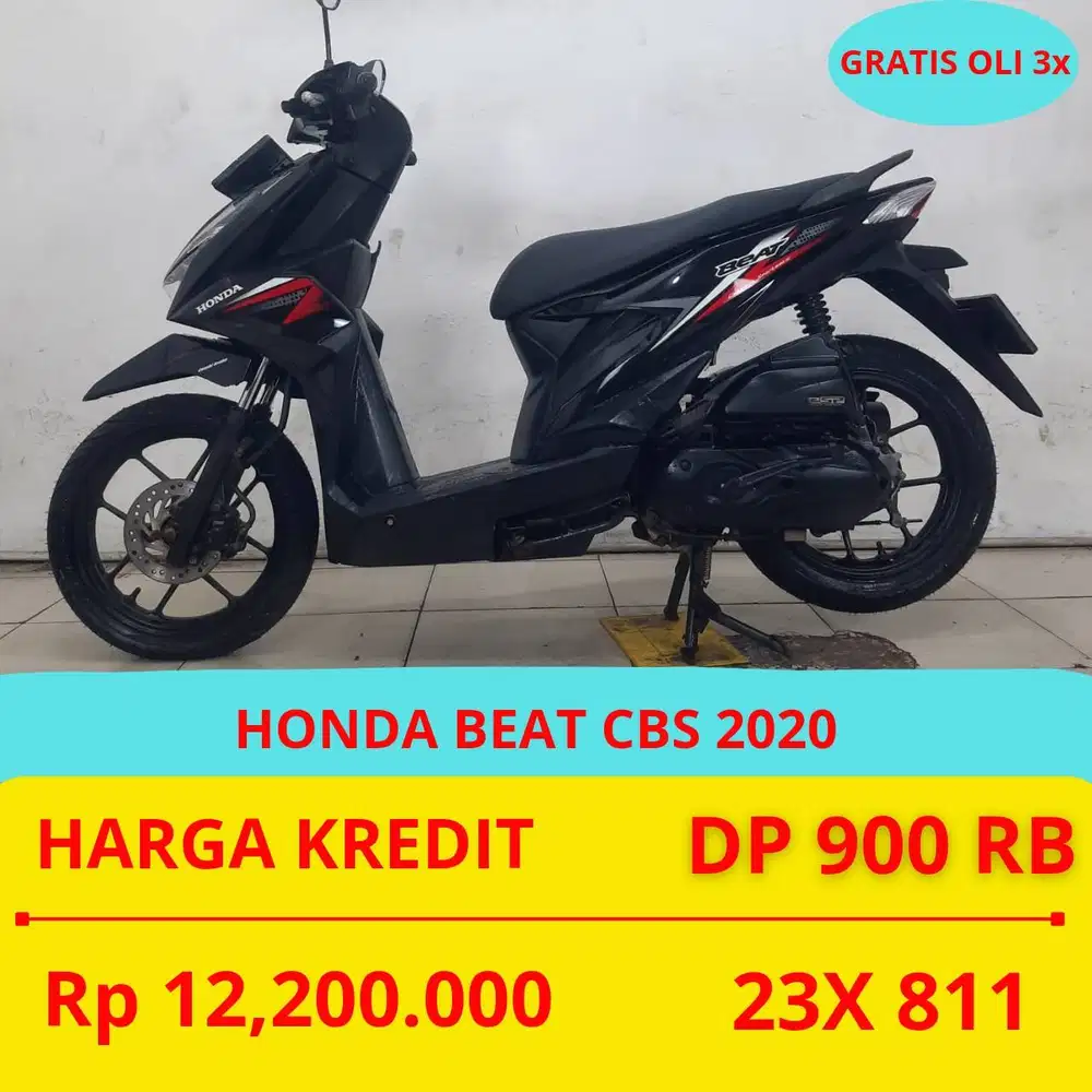 PROMO SUKSES MOTOR HONDA BEAT CBS 2020 DP MURAH 900 RIBU GUYS