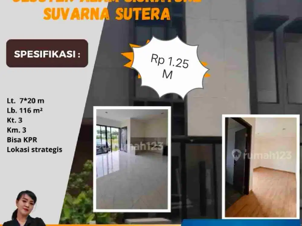 Murah Banget Alam Signature Lt. 7x20 Rp 1.35M Suvarna Cikupa Tangerang