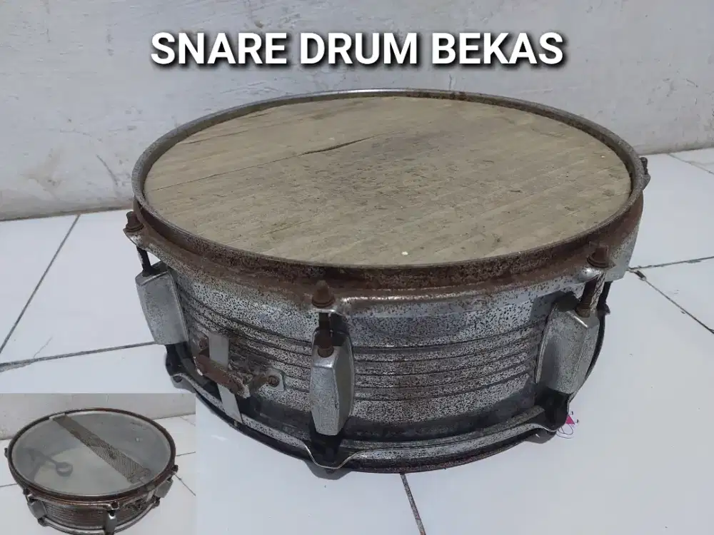 Snare drum kondisi bekas cod kranji