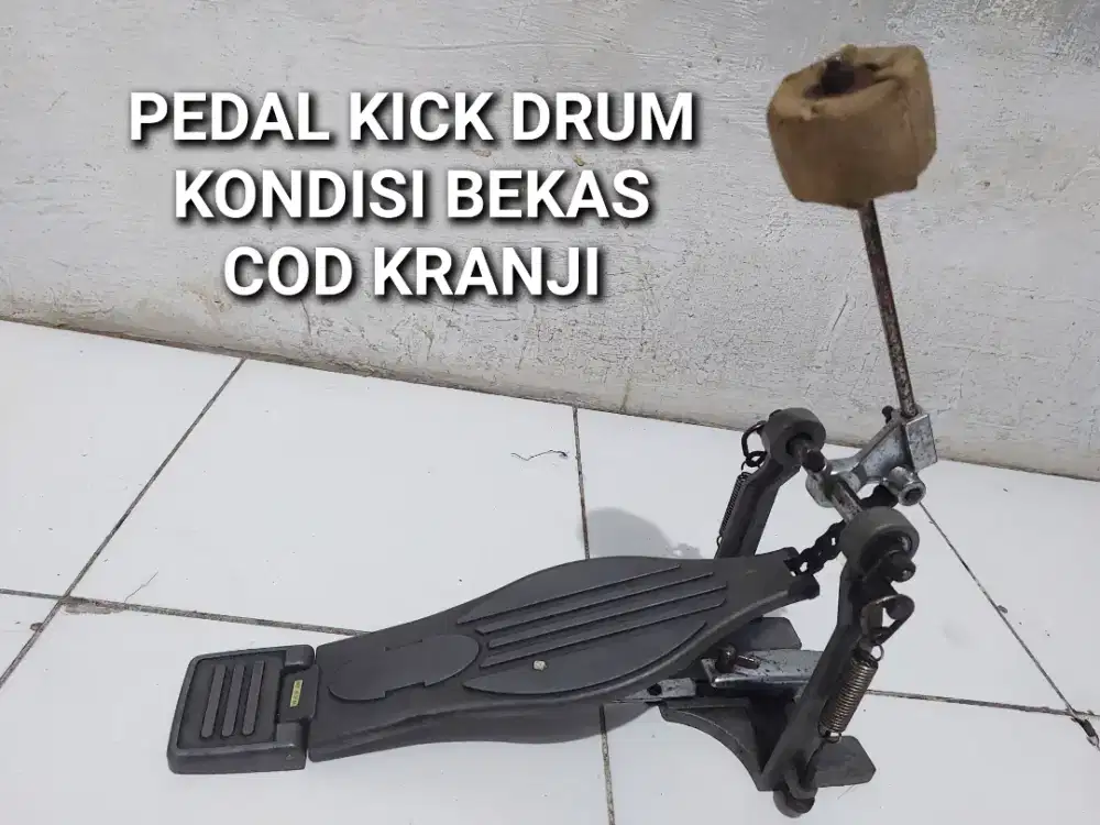 Kick pedal drum bekas cod kranji